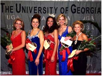 Tiffany Dupont and Pageant Finalists